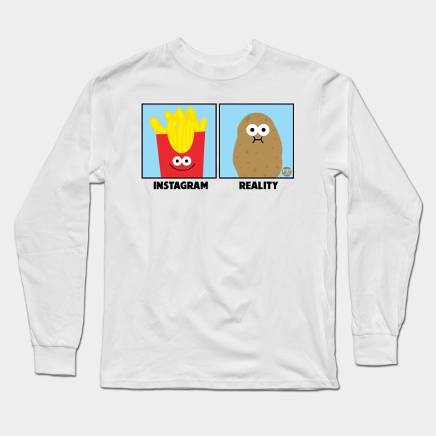 INSTAGRAM Long Sleeve T-Shirt by toddgoldmanart